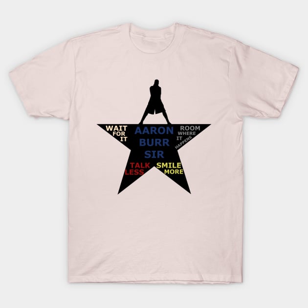 Aaron Burr T-Shirt by Mcsdesign14